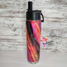 Load image into Gallery viewer, Pink, Orange &amp; Black Milkyway 25 oz Water Bottle Tumbler
