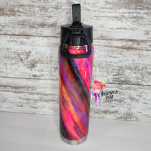 Load image into Gallery viewer, Pink, Orange &amp; Black Milkyway 25 oz Water Bottle Tumbler
