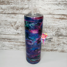 Load image into Gallery viewer, Mermaid Vibes 30 oz Skinny Tumbler
