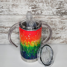 Load image into Gallery viewer, Rainbow Glow 12 oz  Duo Sippy
