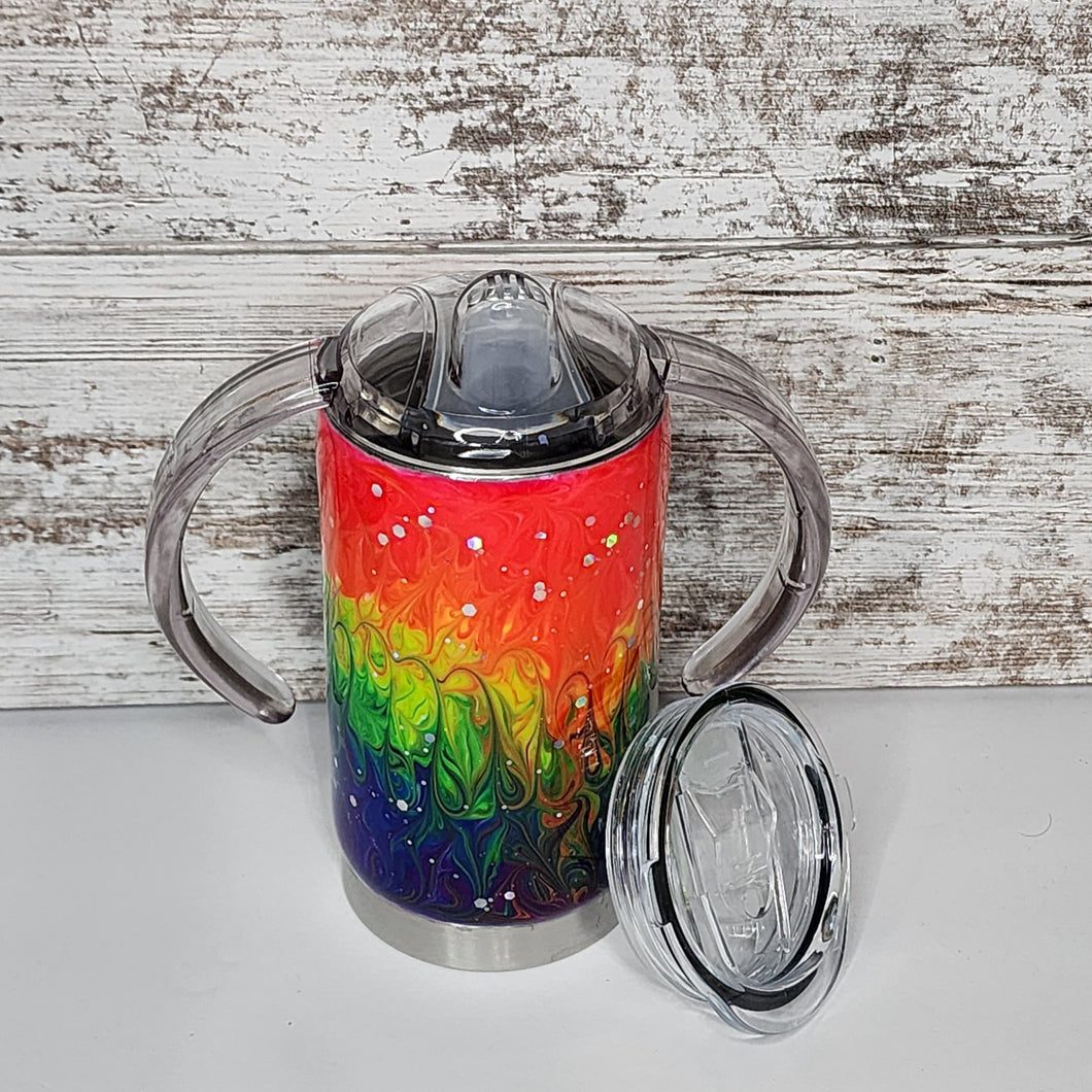 Rainbow Glow 12 oz  Duo Sippy