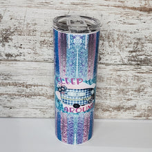 Load image into Gallery viewer, Sleep Around 20 oz Skinny Sub Tumbler
