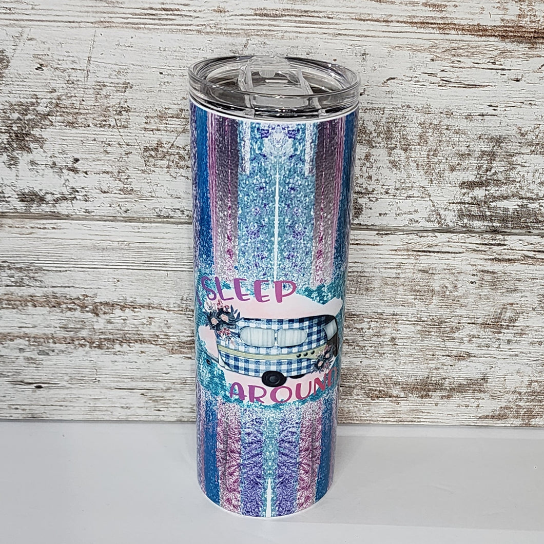 Sleep Around 20 oz Skinny Sub Tumbler