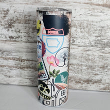 Load image into Gallery viewer, Iowa 20 oz Skinny Sub Matte Tumbler
