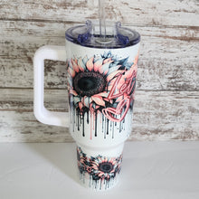 Load image into Gallery viewer, 40 oz White Handle Let Them Tumbler
