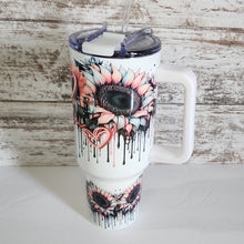 Load image into Gallery viewer, 40 oz White Handle Let Them Tumbler
