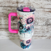 Load image into Gallery viewer, 40 oz Pink handle Let Them Tumbler
