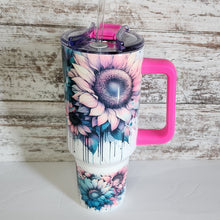 Load image into Gallery viewer, 40 oz Pink handle Let Them Tumbler
