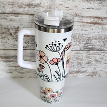 Load image into Gallery viewer, Mama 40 oz White Shimmer Tumbler
