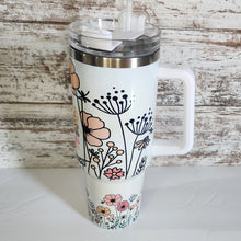 Load image into Gallery viewer, Mama 40 oz White Shimmer Tumbler
