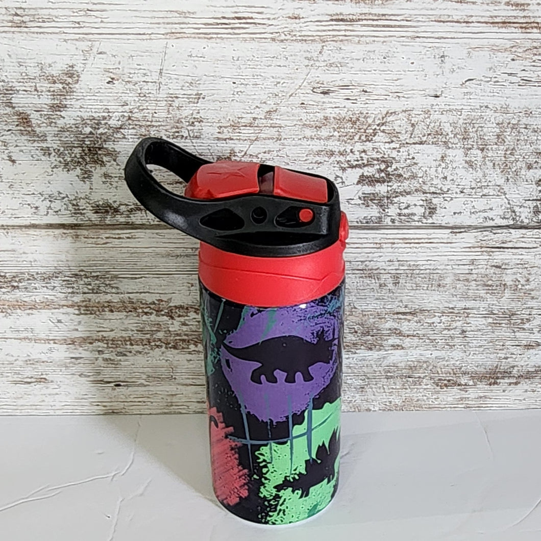 Dinosaur 12 oz Flip Top Tumbler