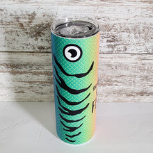 Load image into Gallery viewer, Would Rather Be Fishing 20 oz Skinny Sub Matte Tumbler
