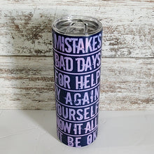 Load image into Gallery viewer, IT IS OK 20 oz Skinny Sub Color Changing Tumbler
