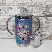 Load image into Gallery viewer, Leave a Little Sparkle 12 oz  Duo Sippy
