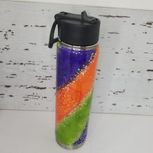 Load image into Gallery viewer, Orange/Purple/Green 25 oz. Hydro Sport Water Bottle
