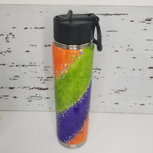 Load image into Gallery viewer, Orange/Purple/Green 25 oz. Hydro Sport Water Bottle
