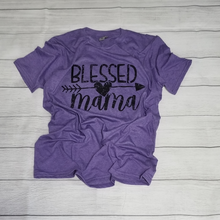 Load image into Gallery viewer, SMALL Blessed Mama T-Shirt
