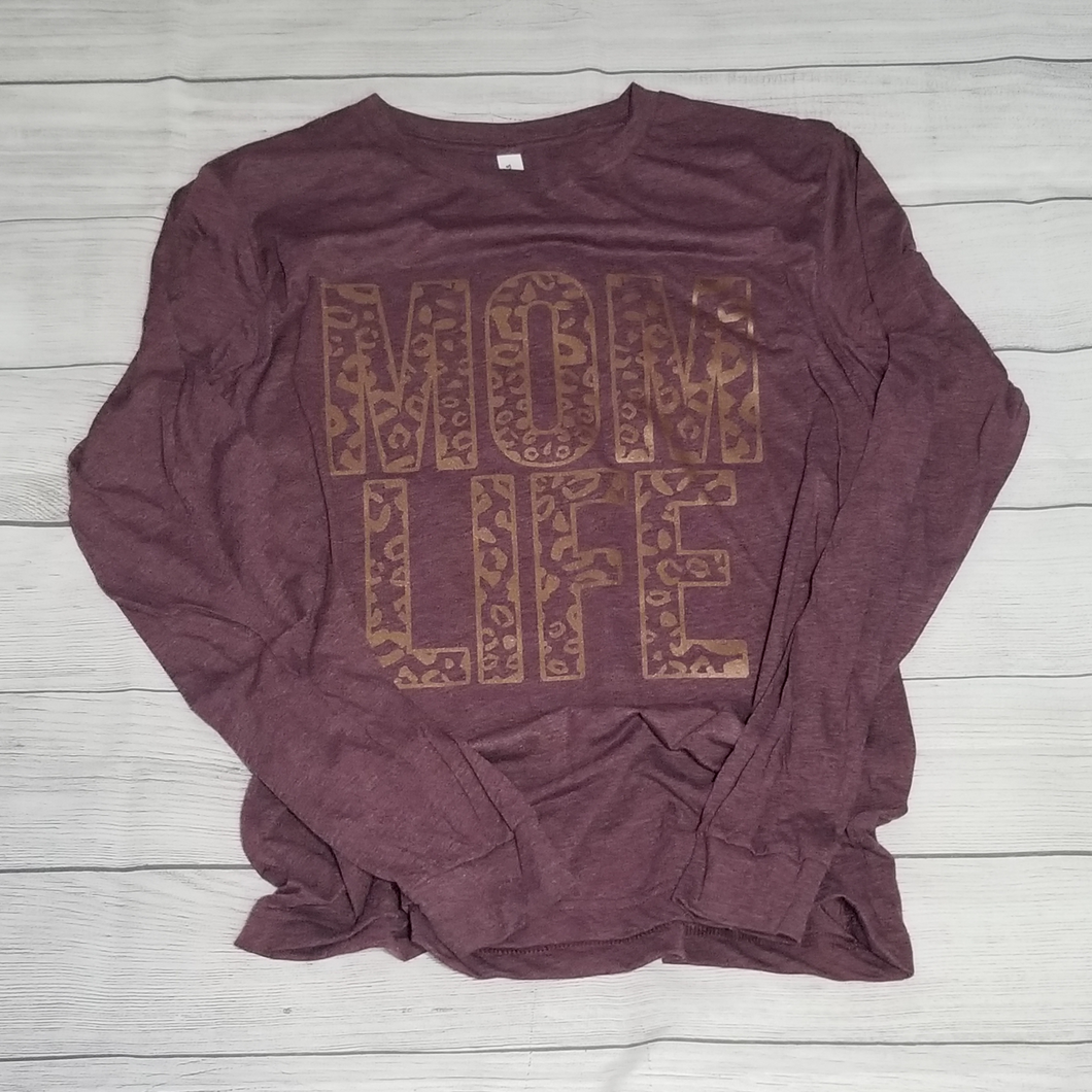 2XL Mom Life Long Sleeve T-shirt